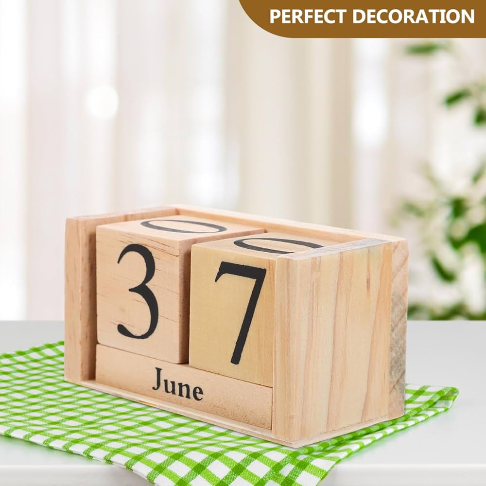 Amazon | SUPVOX 木製ブロックカレンダー 木製フリップカレンダー 日付 Amazon | SUPVOX 木製ブロックカレンダー 木製フリップカレンダー 日付